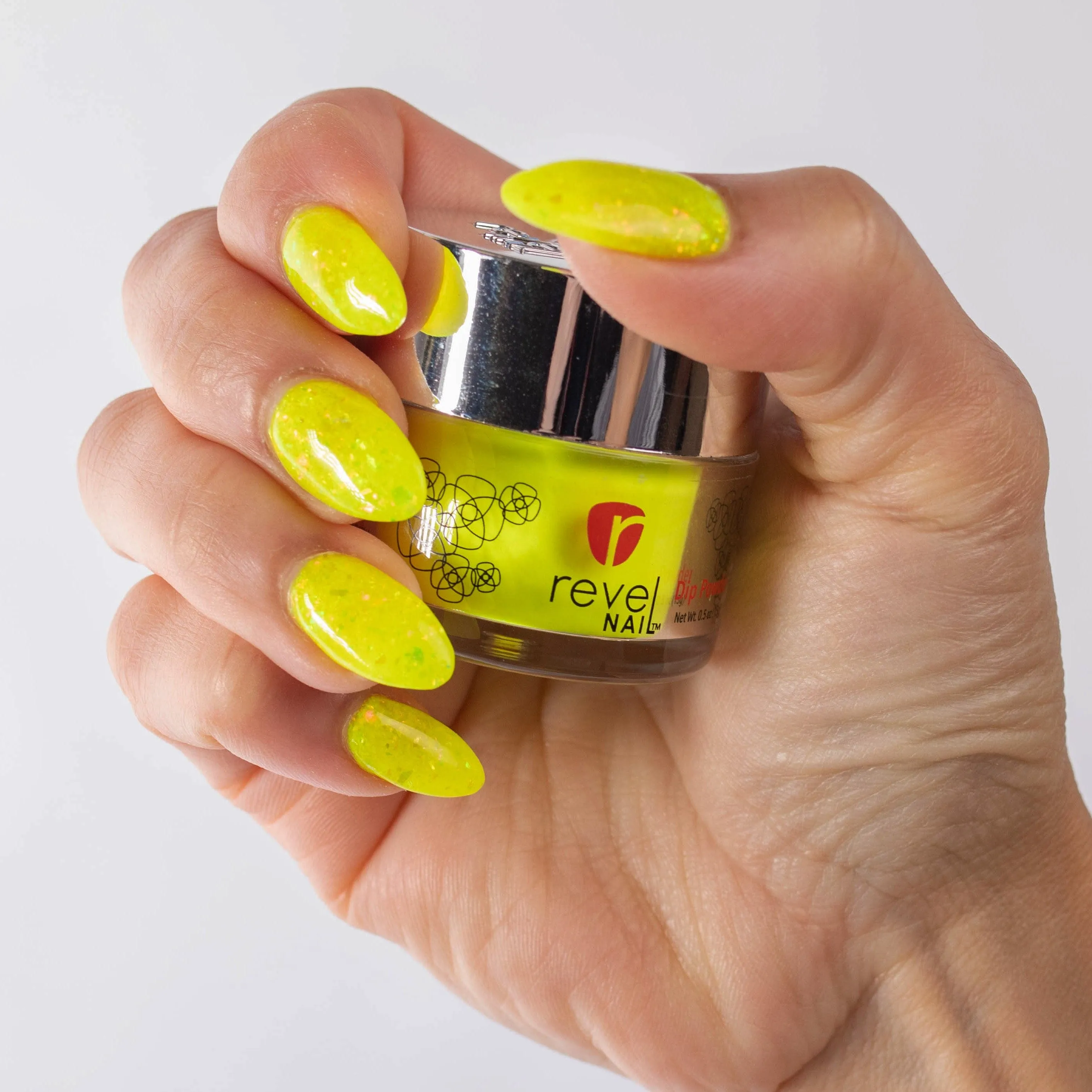 D815 Banana Clip Yellow Flake Dip Powder