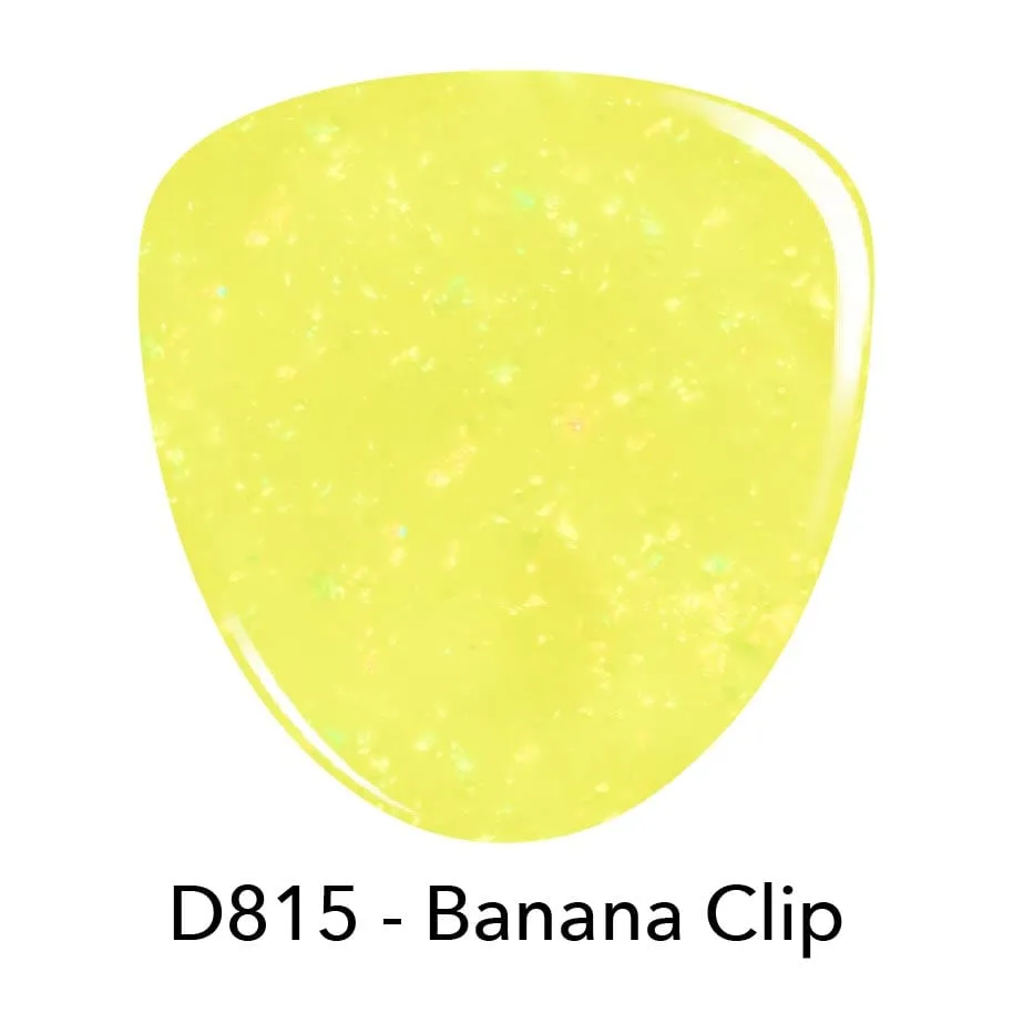 D815 Banana Clip Yellow Flake Dip Powder