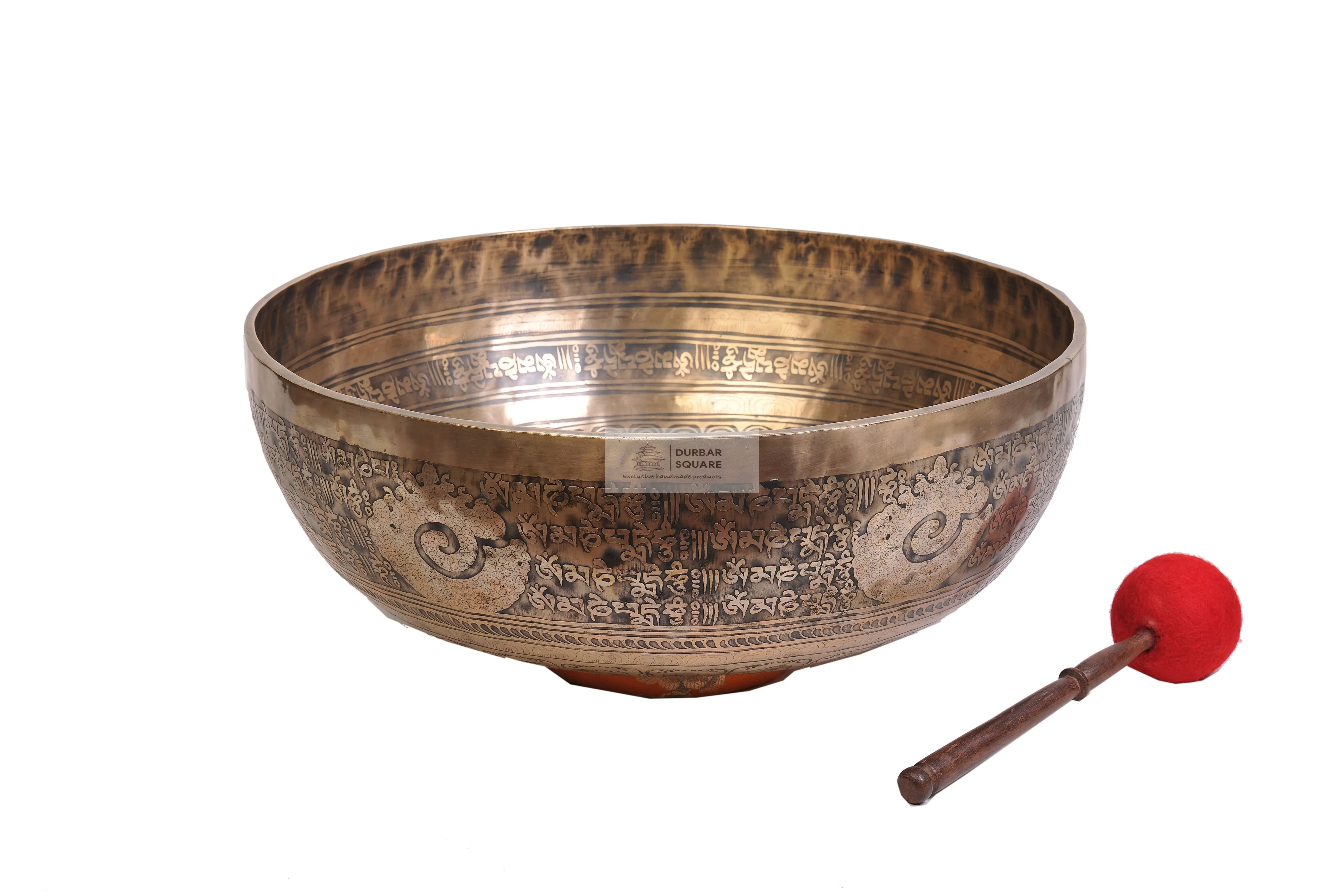 Decorated Conch Singing Bowl Masterpiece