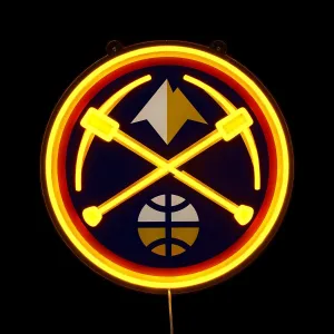Denver Nuggets: Die-Cut LED Neon Sign