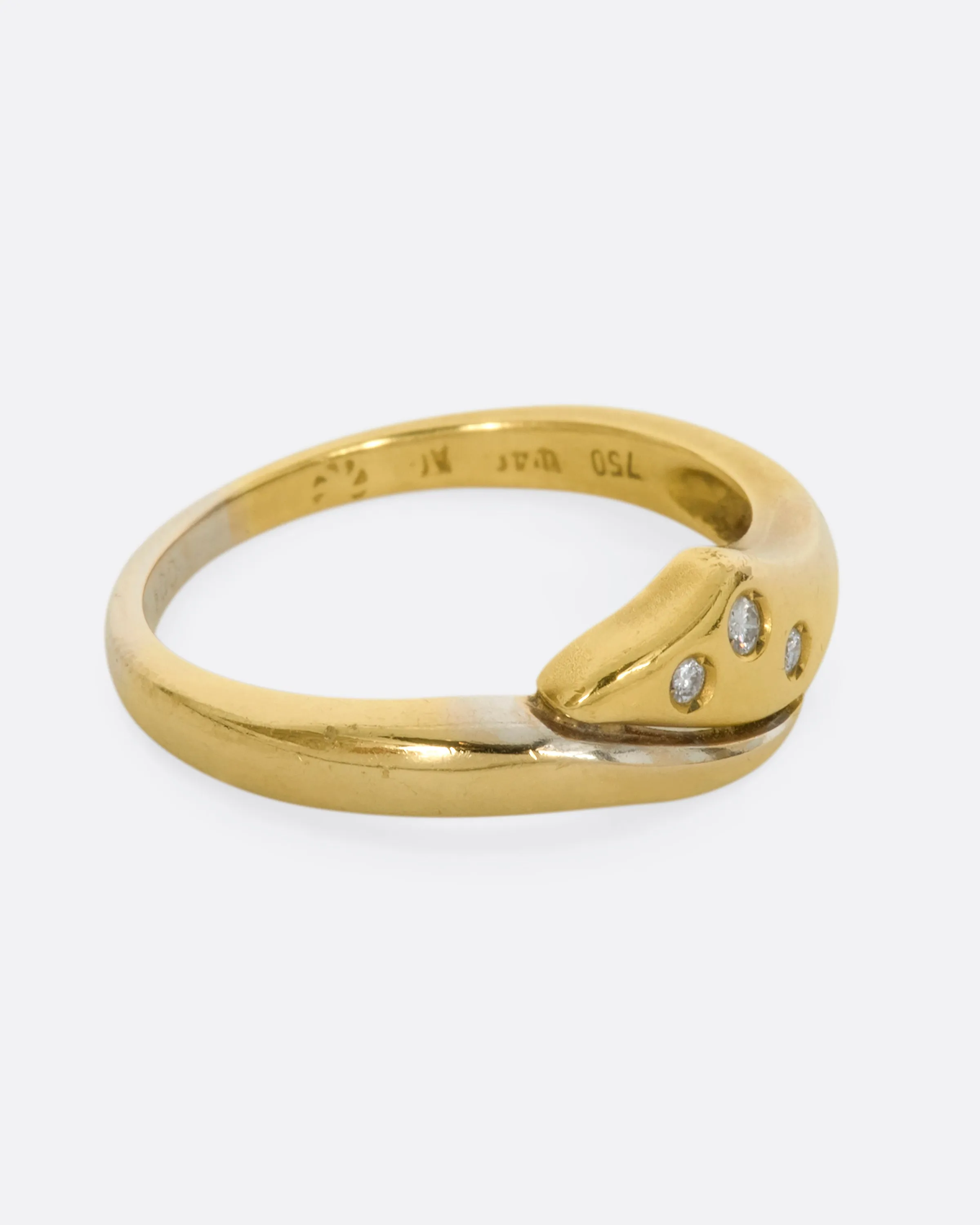 Diamond Snake Ring