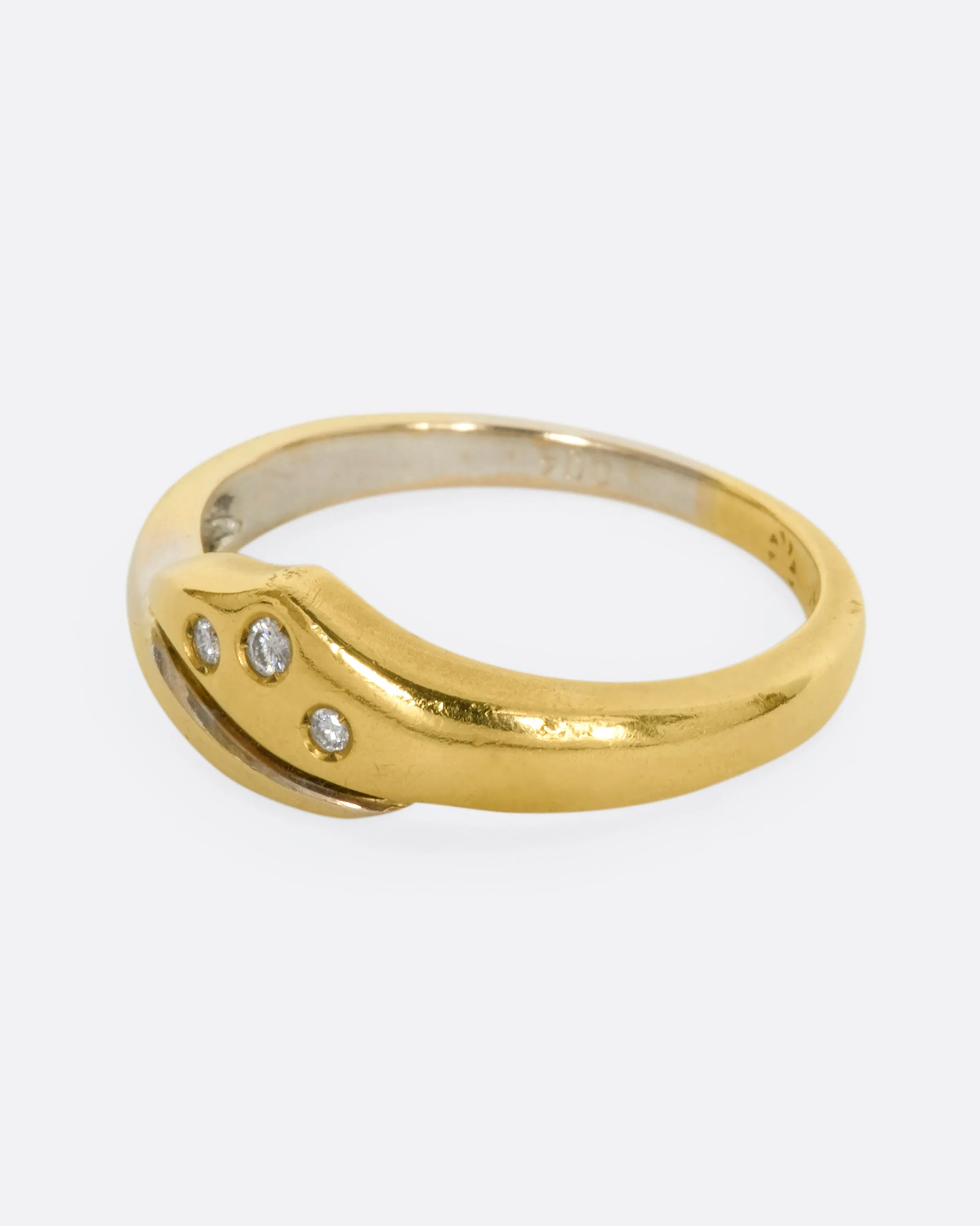 Diamond Snake Ring