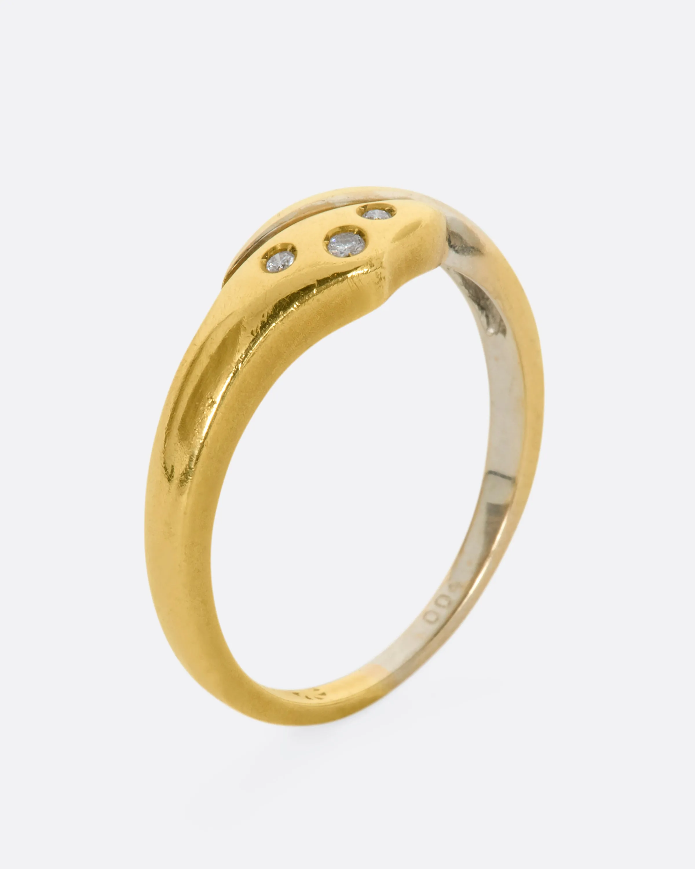 Diamond Snake Ring
