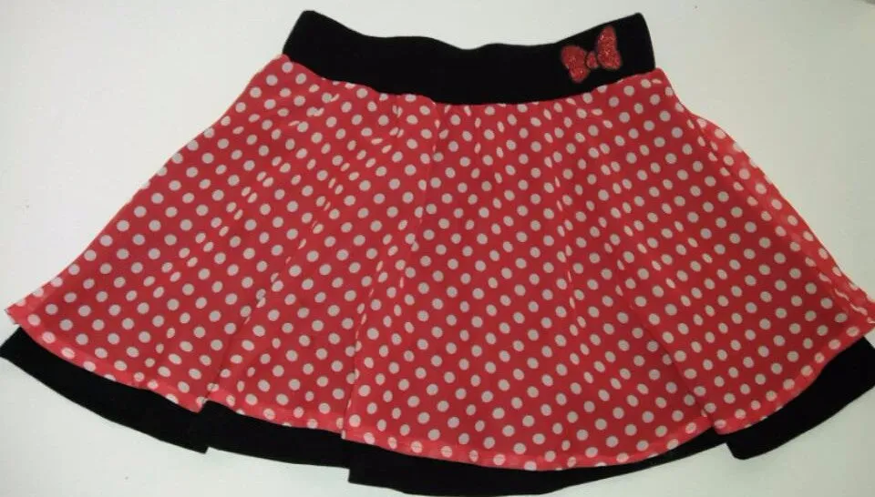 Disney Minnie Mouse Polk A Dot Skirt