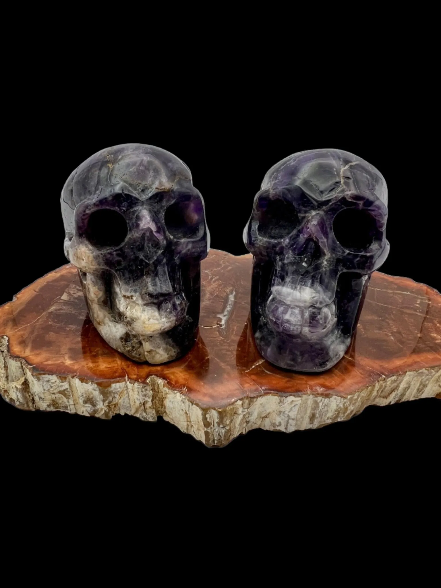 Dream Amethyst Crystal Skull - Deep Purple Crystals
