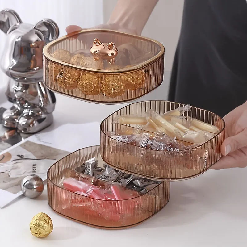 Dried Fruit Holder Tray with Cover