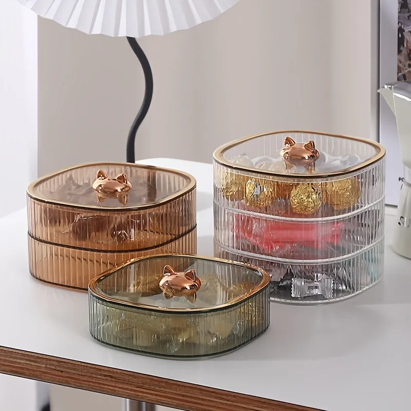 Dried Fruit Holder Tray with Cover