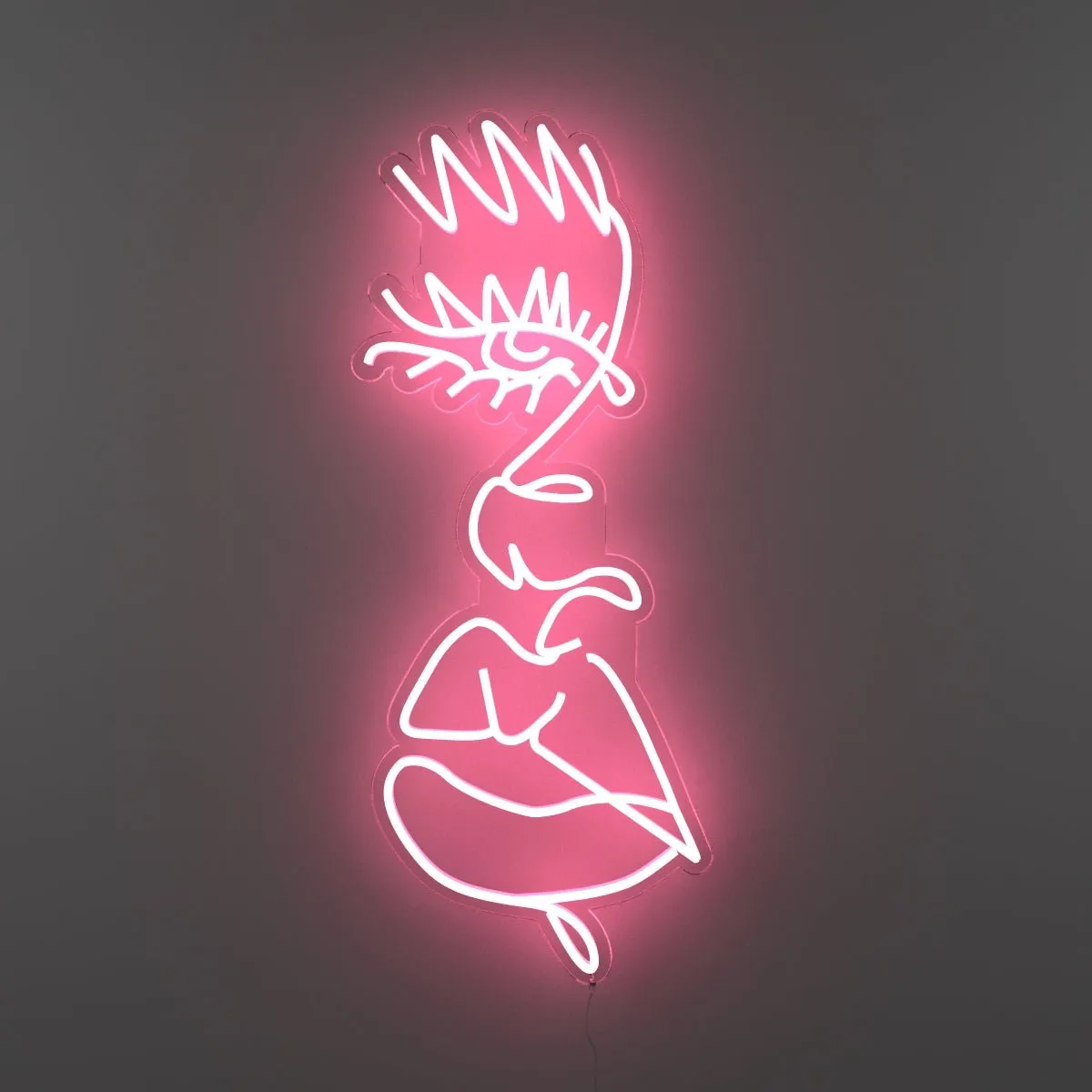 Drip face by Girl Knew York - LED Neon Sign