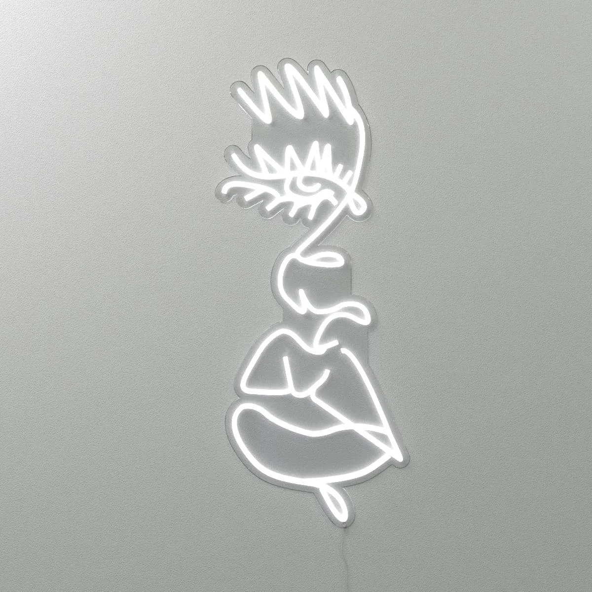 Drip face by Girl Knew York - LED Neon Sign