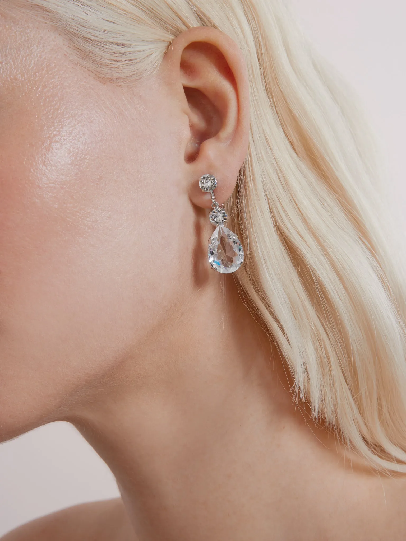 drop earrings crystal