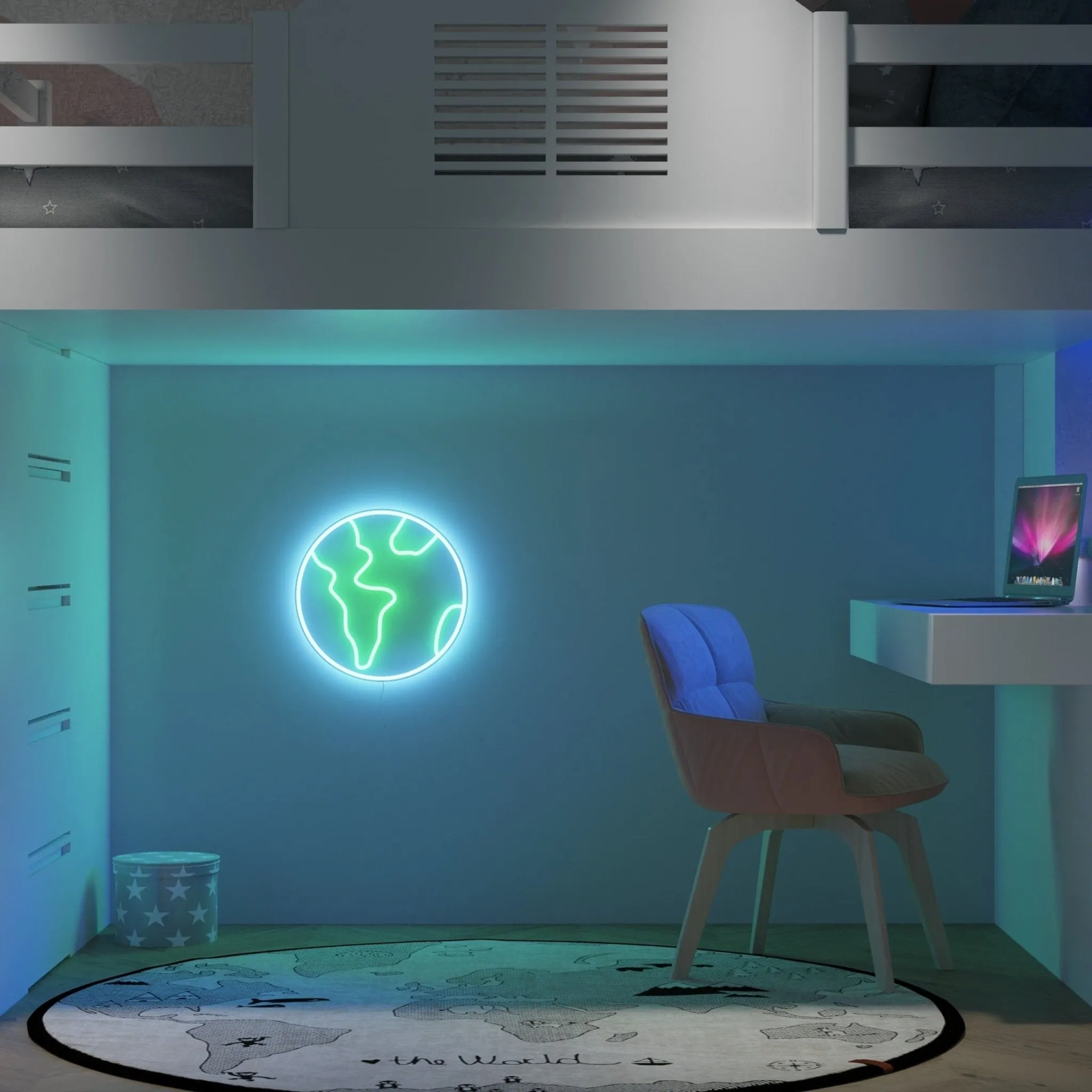 Earth - LED neon sign