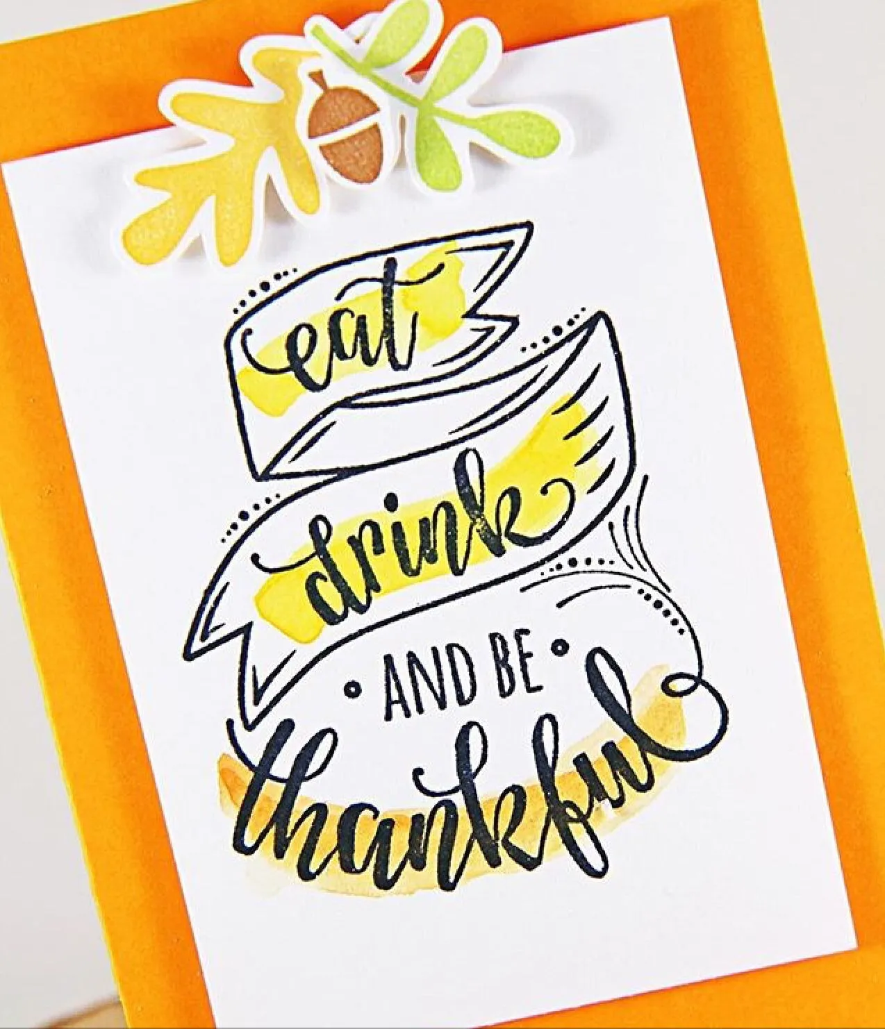 eat, drink, and be thankful
