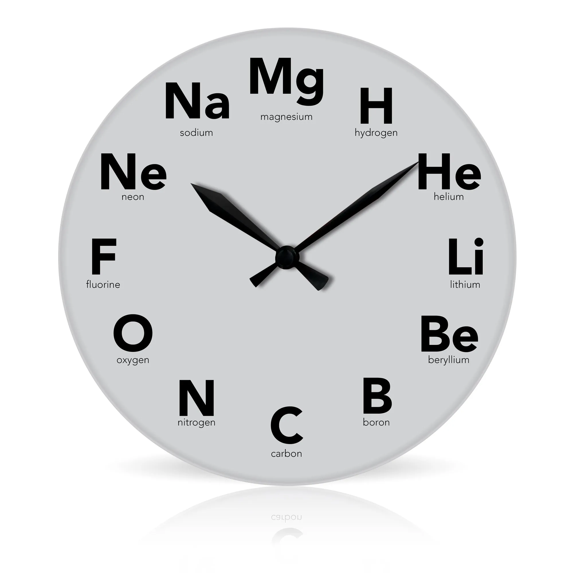Elements <br>Round Acrylic Wall Clock 10.75"