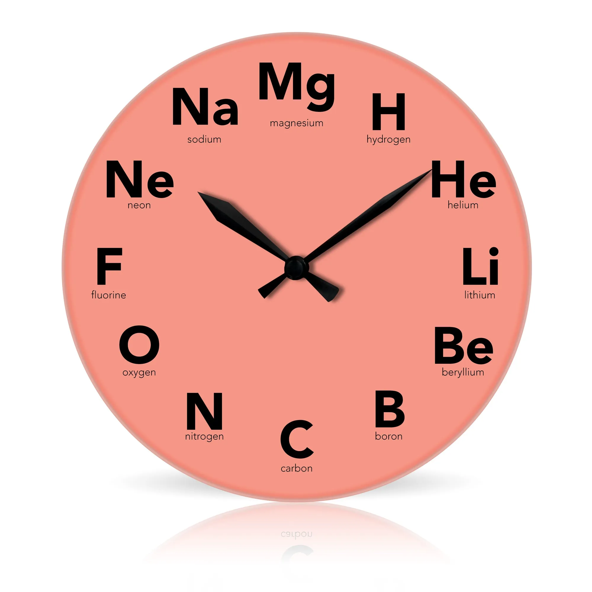 Elements <br>Round Acrylic Wall Clock 10.75"