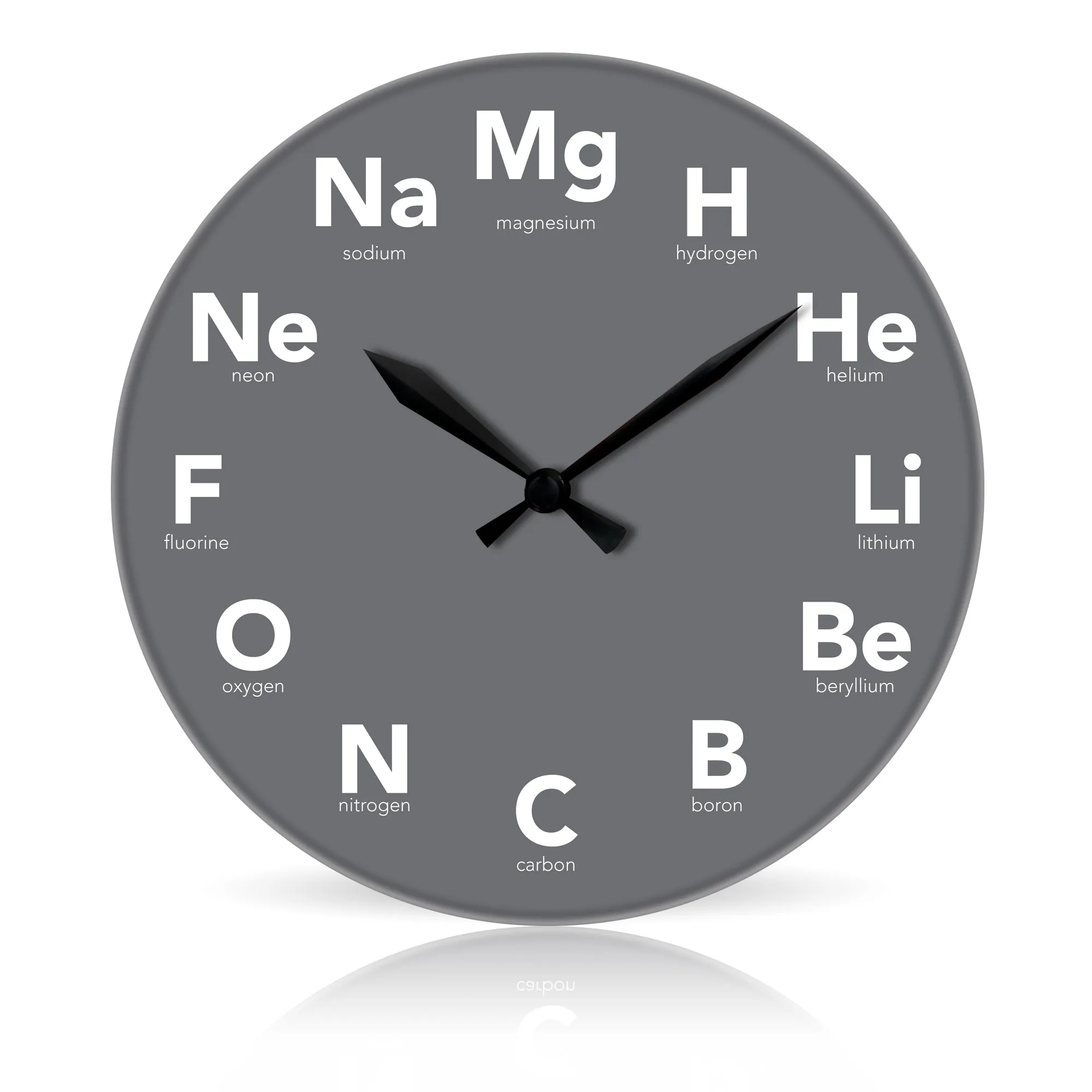 Elements <br>Round Acrylic Wall Clock 10.75"