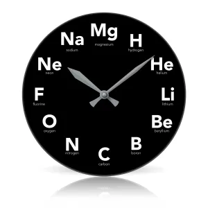 Elements <br>Round Acrylic Wall Clock 10.75"