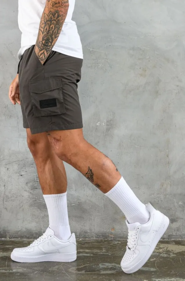 ELITE UTILITY CARGO SHORTS - DK GREY