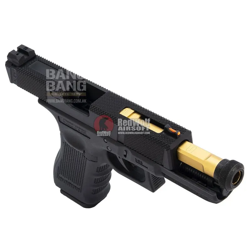 EMG SAI Utility Slide Kit (by G&P) - Gold Barrel for Umarex Glock 17 GBB Pistol ***