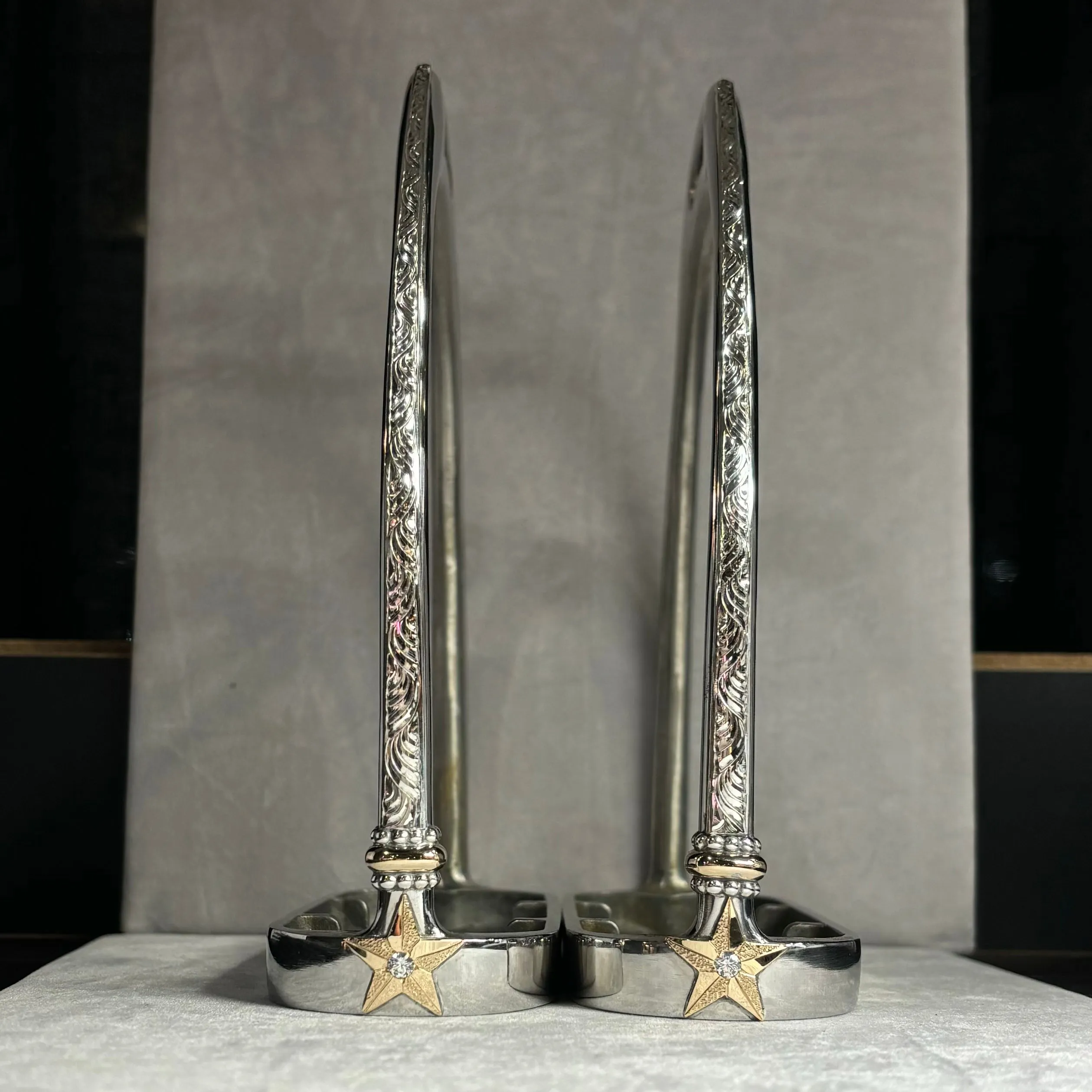 Engraved Irons with Gold Star