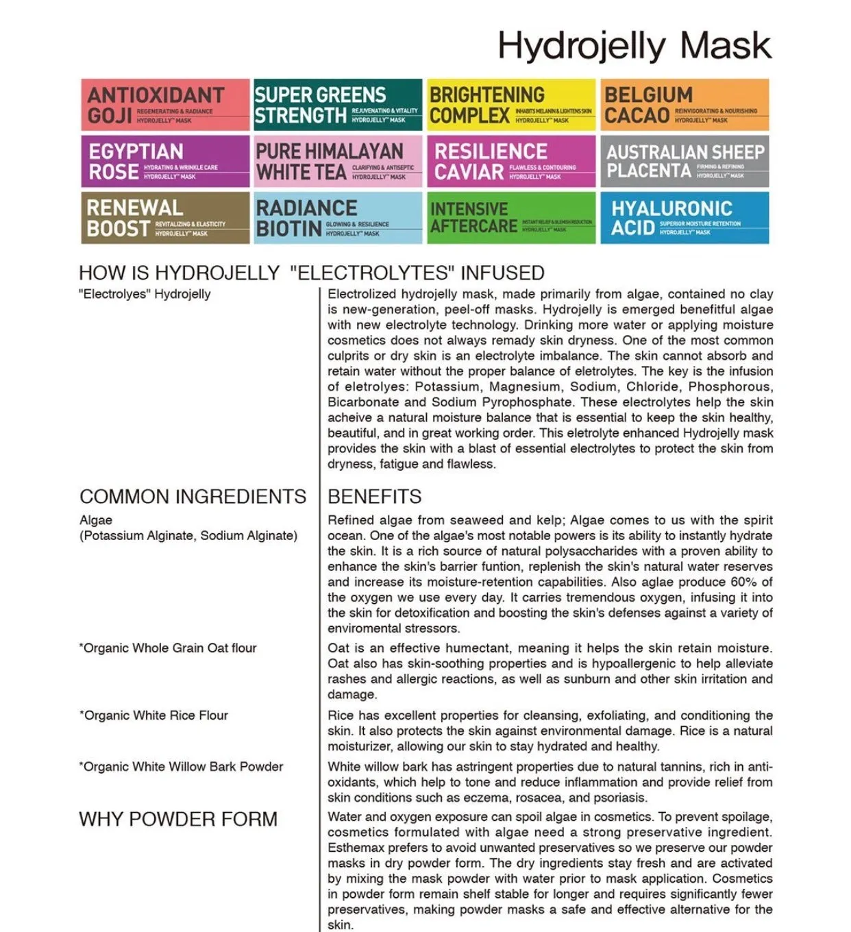 Esthemax Hydrojelly Luminous 24K Gold