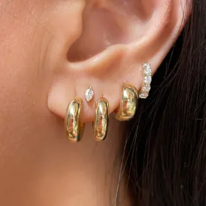 EVERYDAY CHUNKY Huggie Earrings
