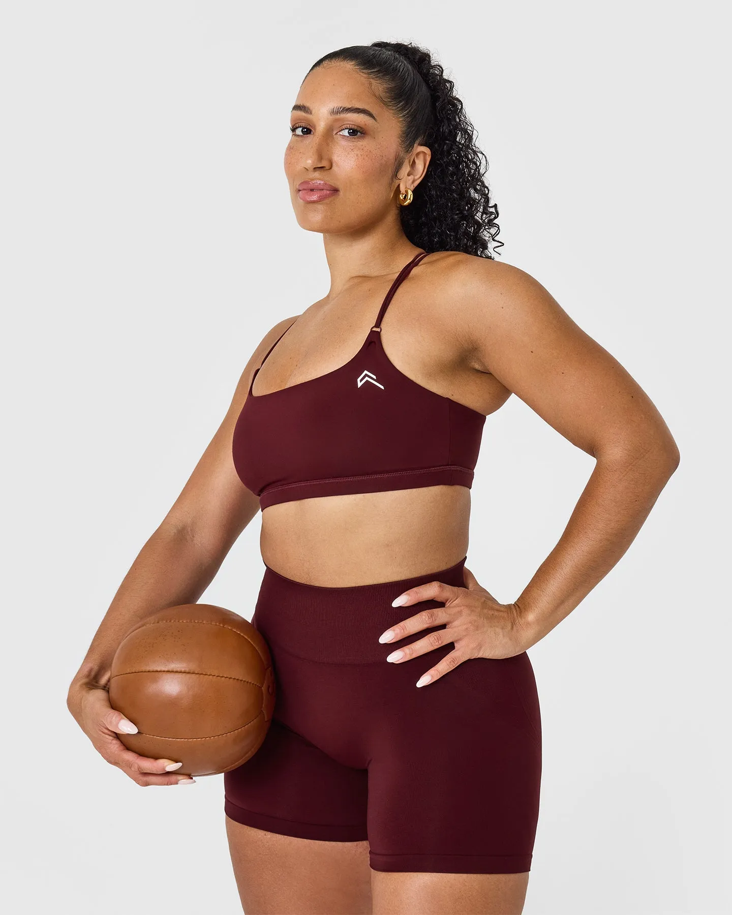 Everyday Cross Over Bralette | Rosewood