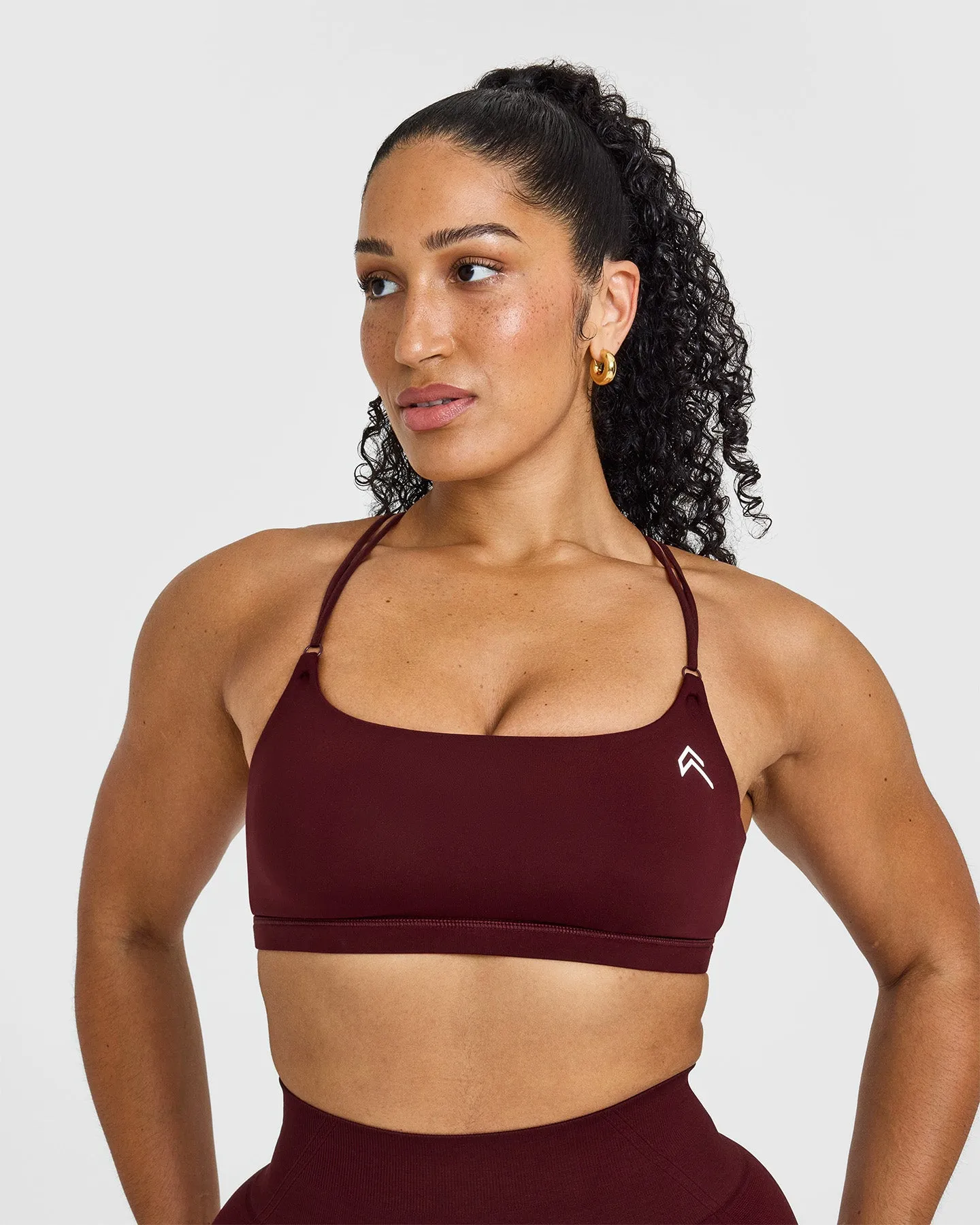 Everyday Cross Over Bralette | Rosewood