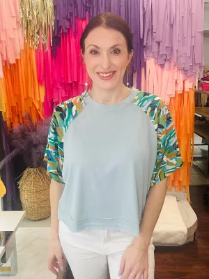 Everyday Dreams Top: Blue Mix