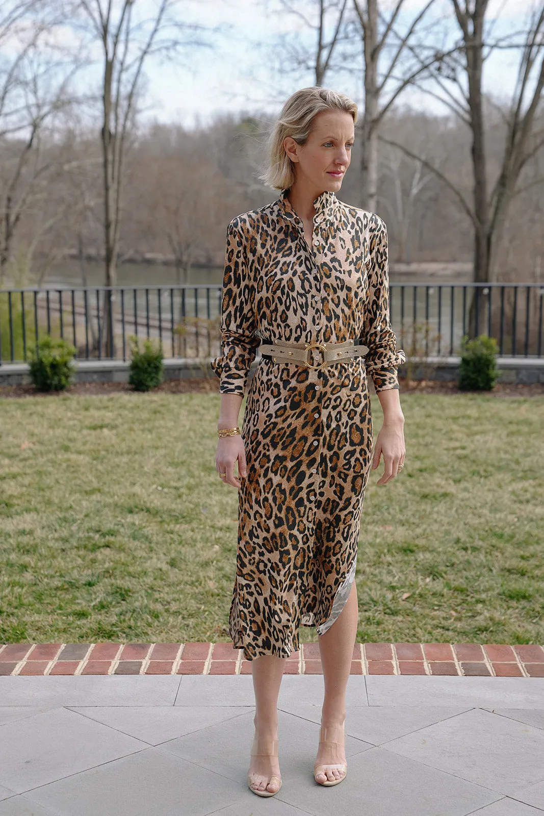 Everyday Dress in Animal Print Jersey