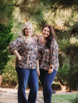 Everyday Floral Tie Top