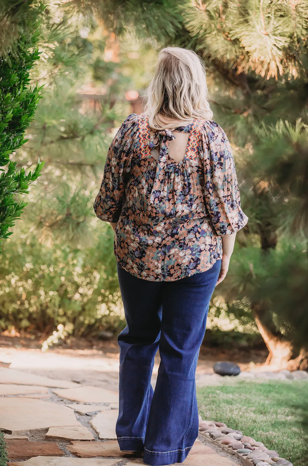 Everyday Floral Tie Top