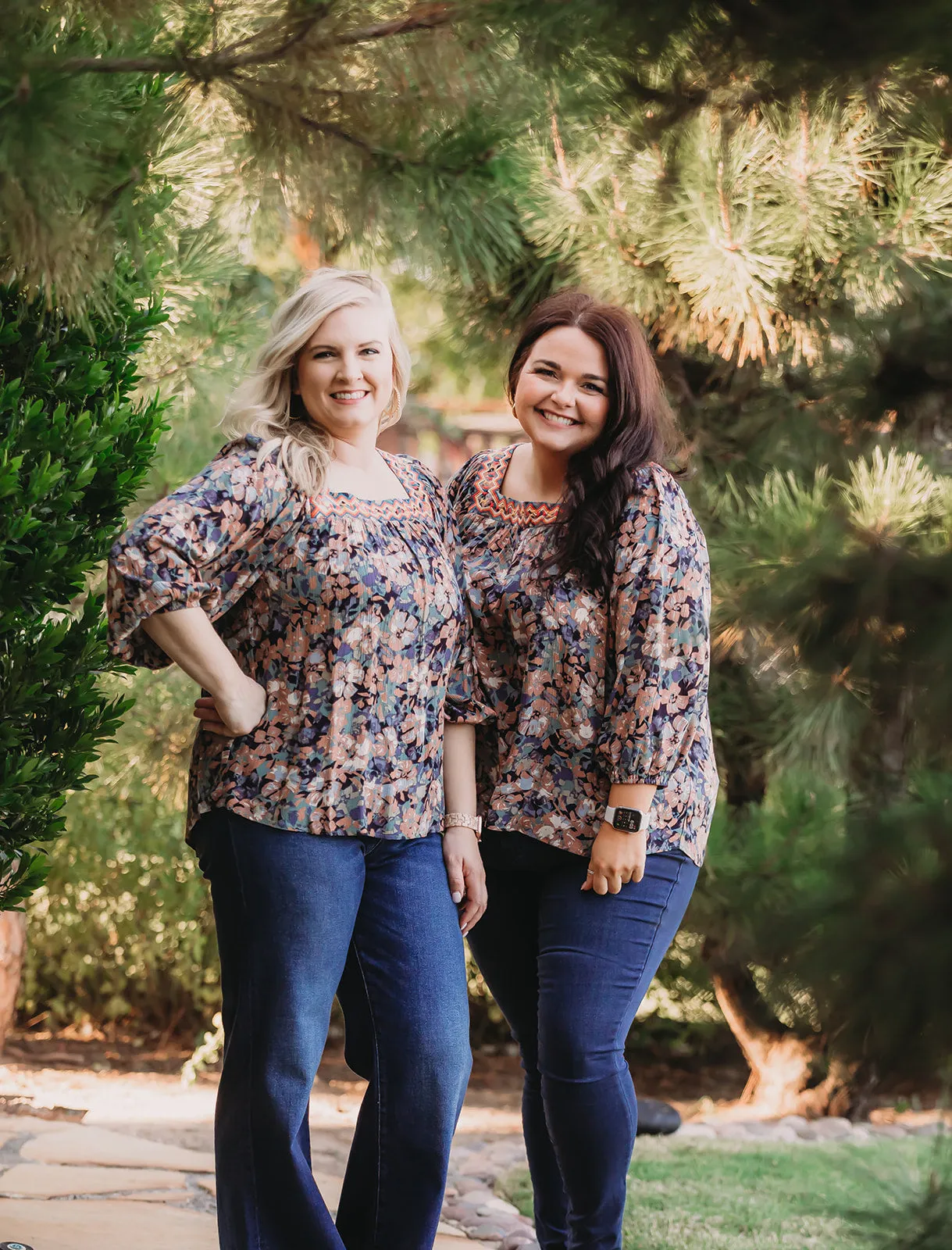 Everyday Floral Tie Top