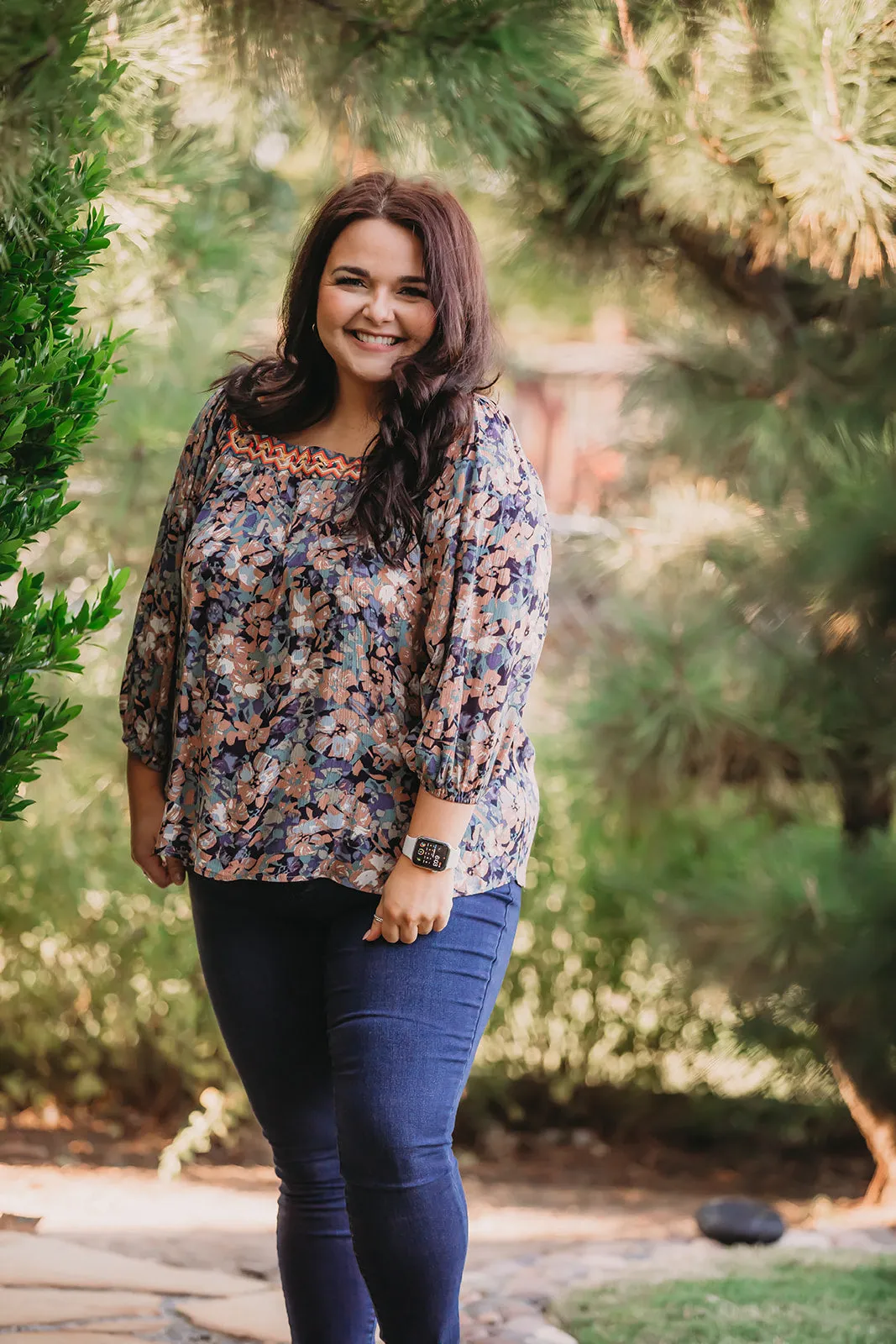 Everyday Floral Tie Top