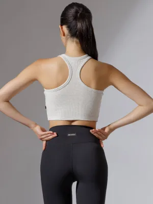 EVERYDAY RIBBED CROPPED SINGLET