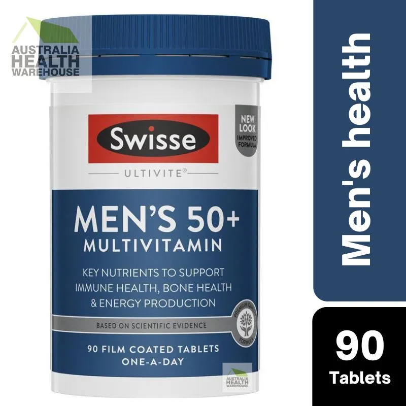 [Expiry: 07/2025] Swisse Ultivite Men's 50  Multivitamin 90 Tablets