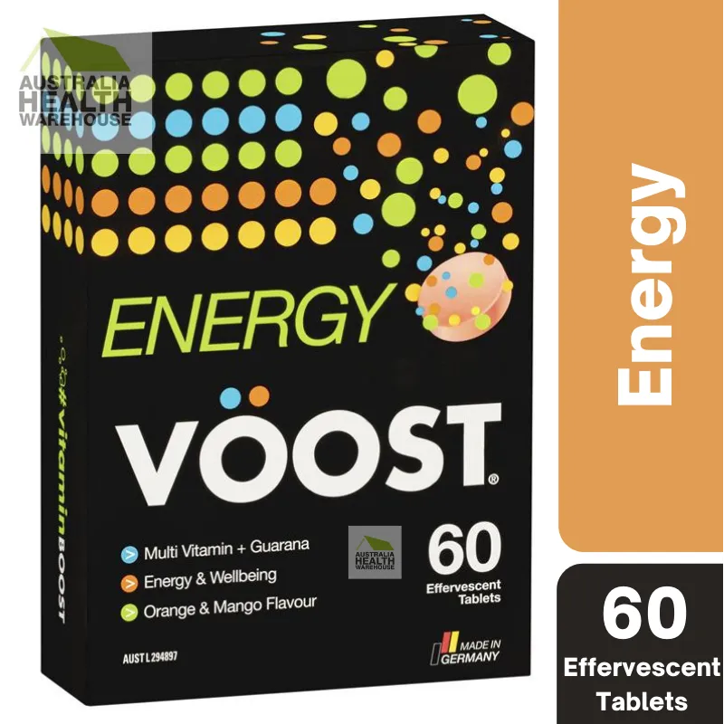 [Expiry: 07/2025] Voost Energy Orange & Mango Effervescent 60 Tablets
