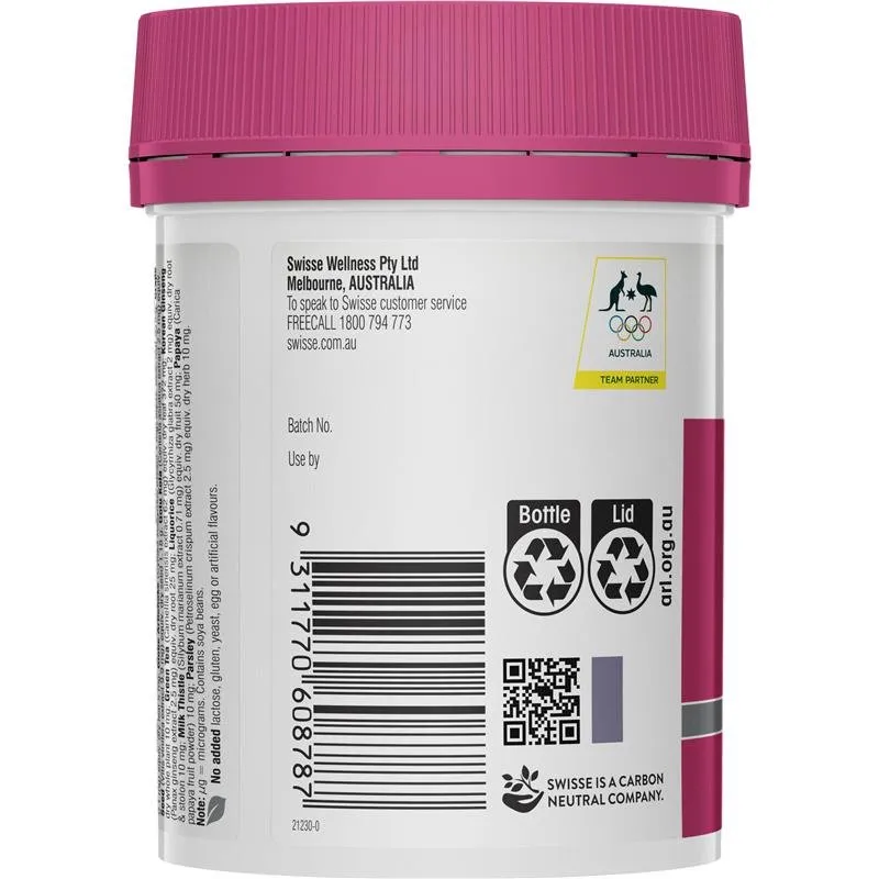 [Expiry: 08/2025] Swisse Ultivite Women's Multivitamin 120 Tablets