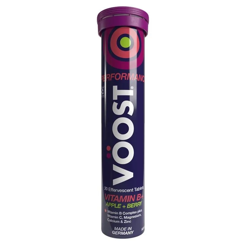 [Expiry: 09/2025] Voost Vitamin B  Performance (Apple   Berry Flavour) Effervescent 60 Tablets