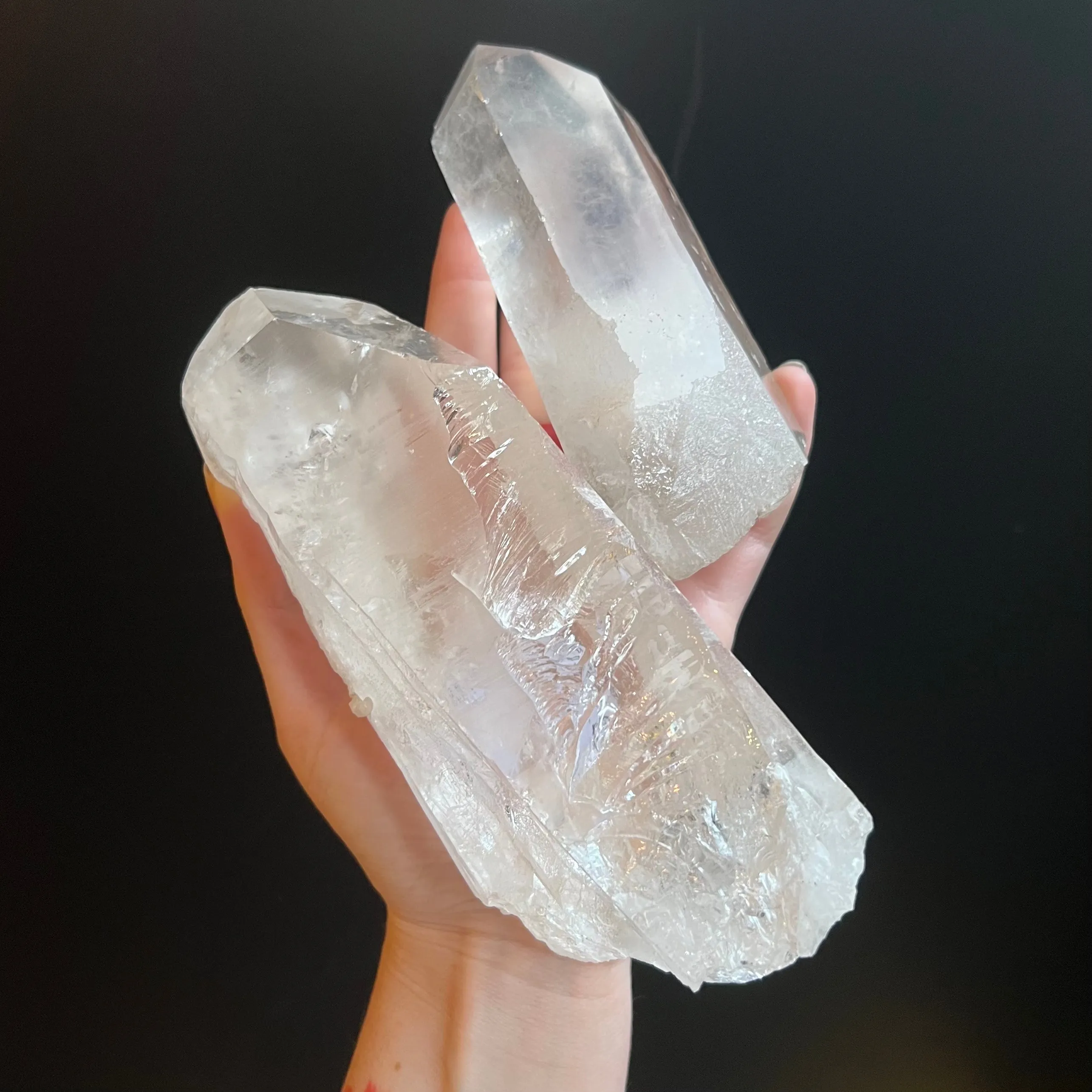 Extra Large Lemurian Quartz Points