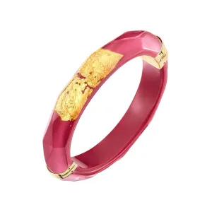 Faceted Lucite Bangle