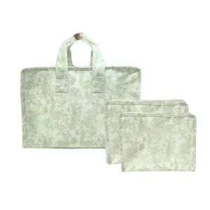 Fancy Toile Green Girl Bundle