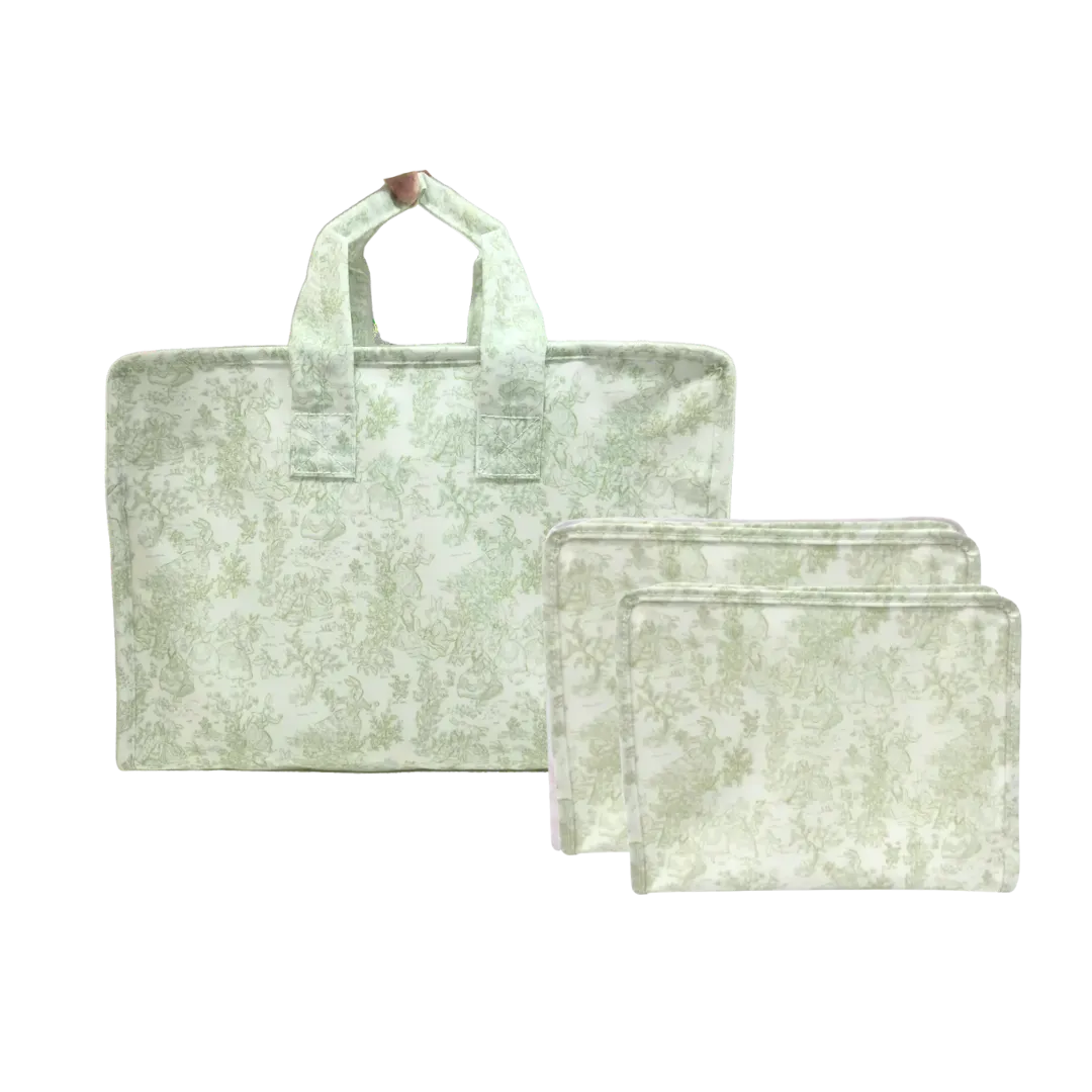 Fancy Toile Green Girl Bundle