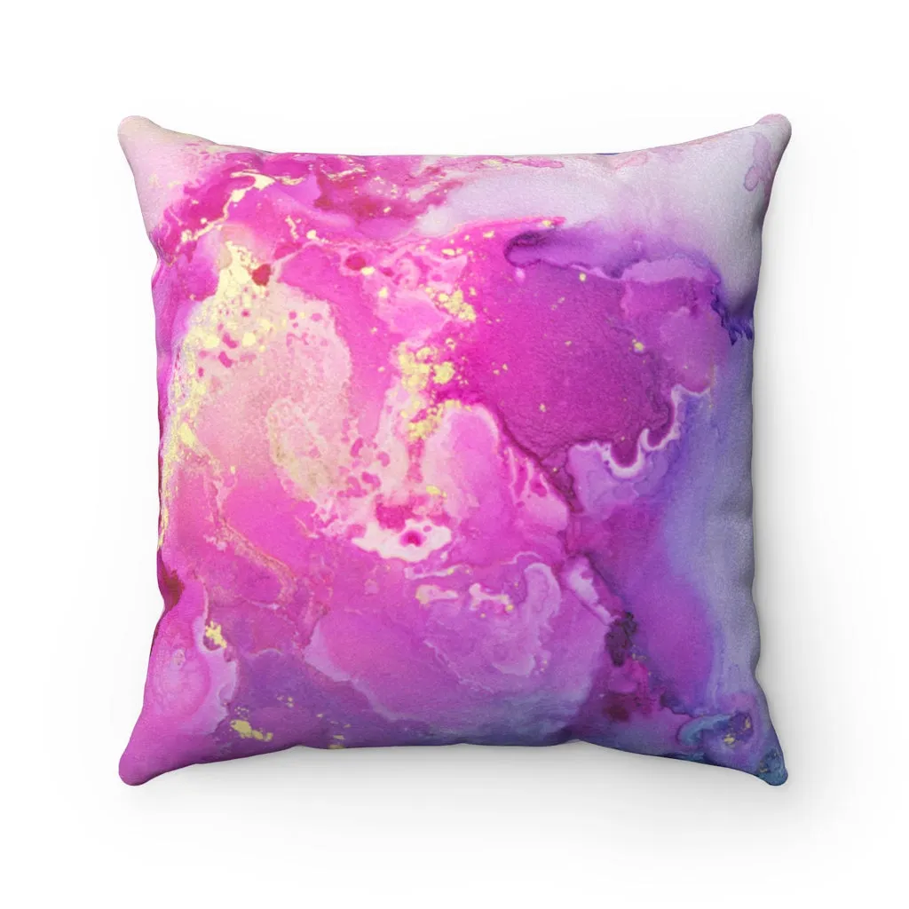 Faux Suede Square Pillow - Hallie