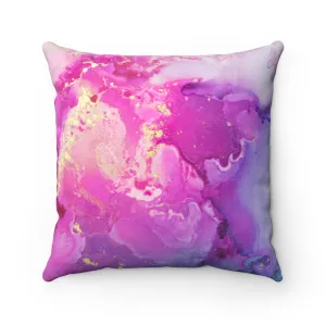 Faux Suede Square Pillow - Hallie