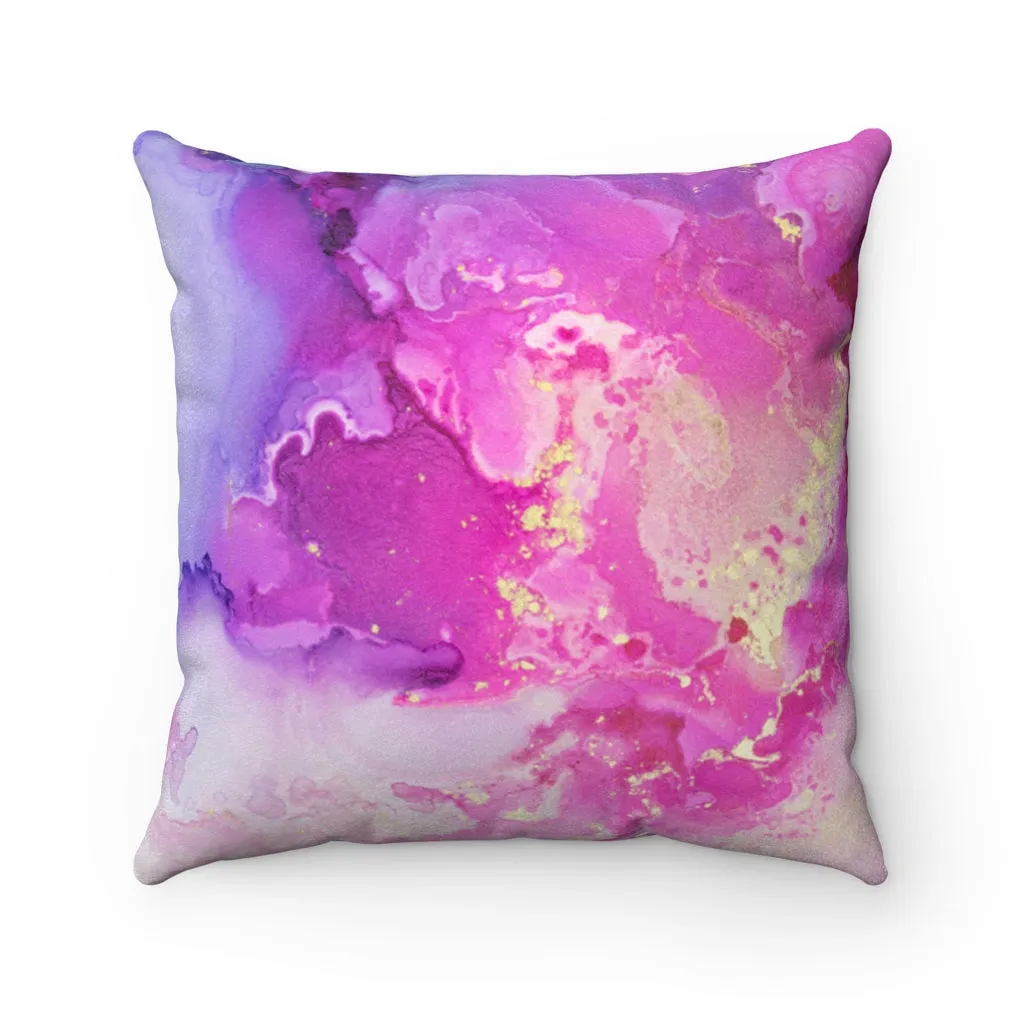 Faux Suede Square Pillow - Hallie