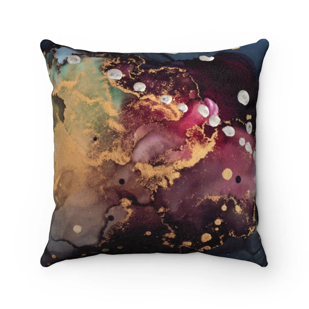 Faux Suede Square Pillow - Maya