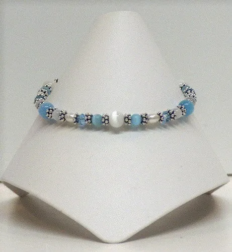 Fiber Optic Heishe Bracelet
