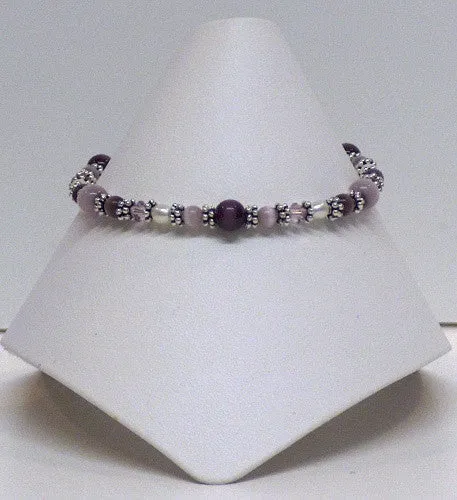 Fiber Optic Heishe Bracelet