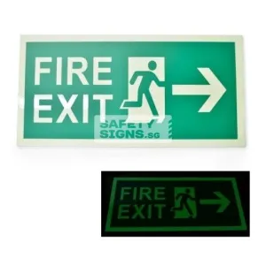 Fire Exit – Luminous – Right (SC020_ACR)