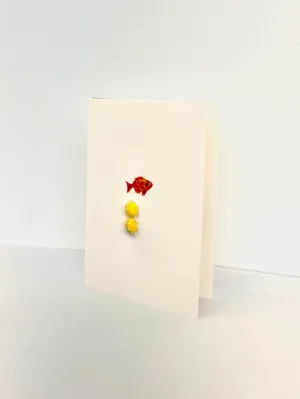 Fish stacked pom-pom